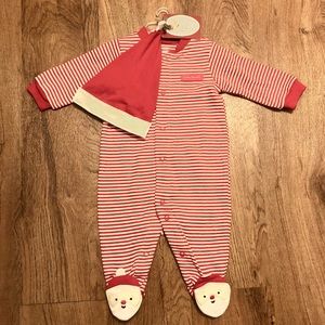 Baby’s First Christmas Santa Sleeper Set Sz 3 months